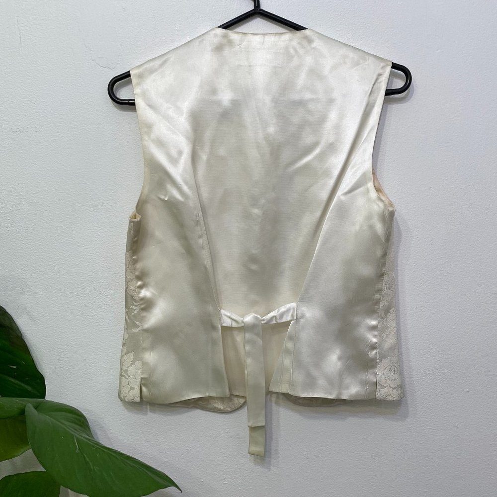 Framework Embroidered Button-Up Vest - Picture 3 of 3